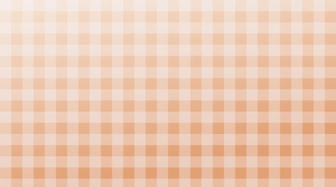 An apricot gingham brand panel — Truly warm-weather styles